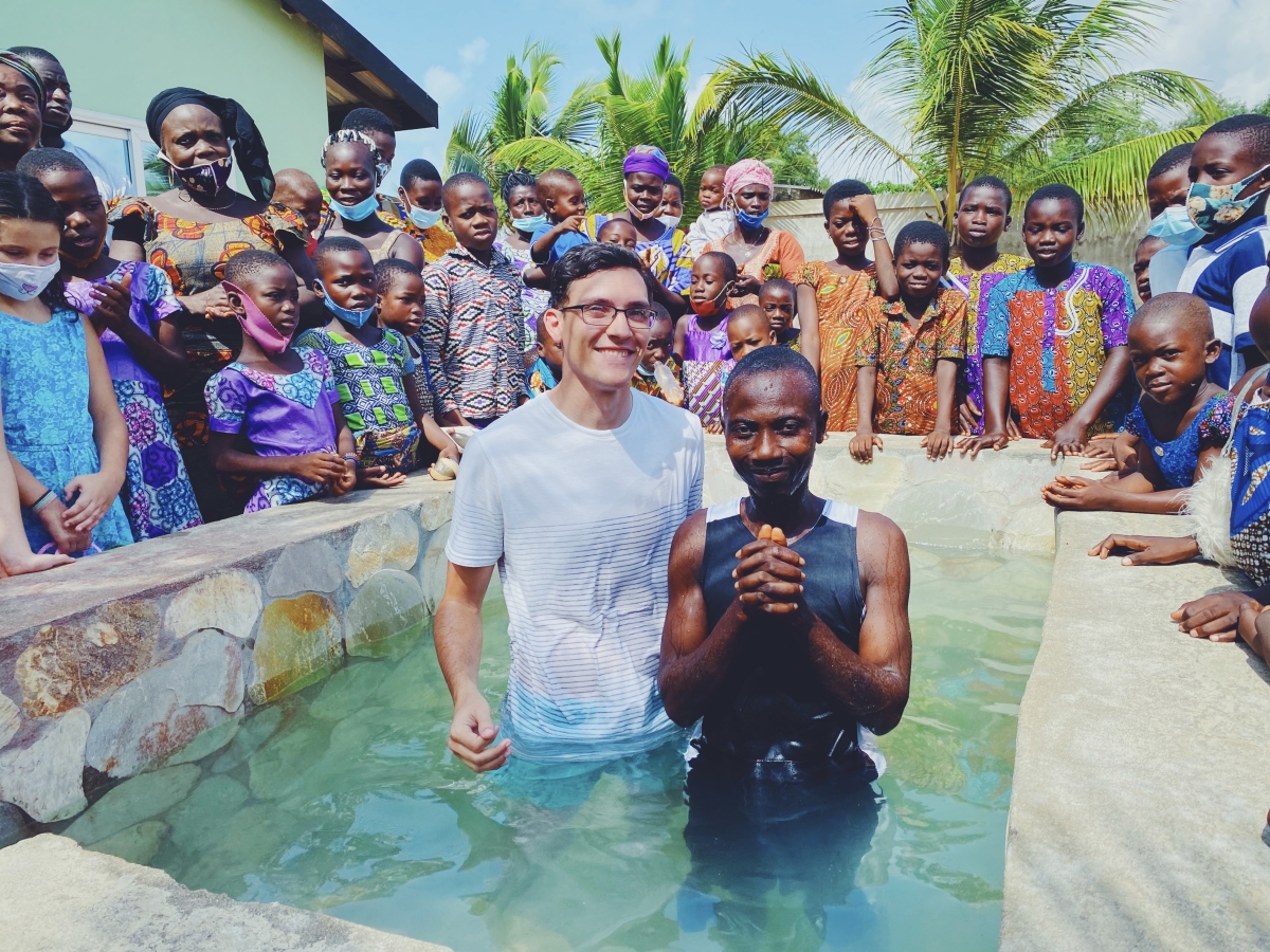Kudjo's baptism